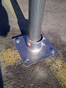 Break away sign post collar